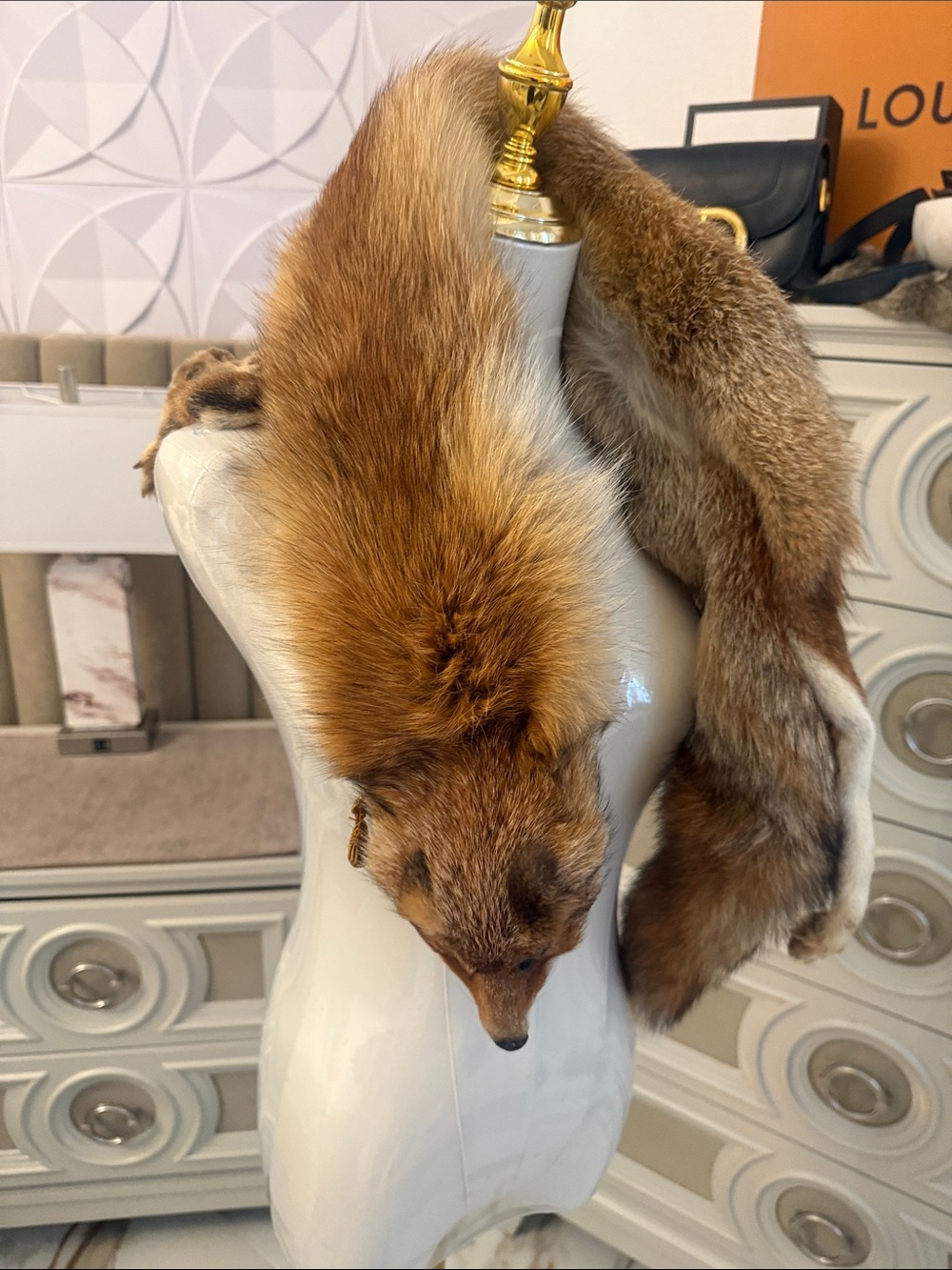 Red Fox fur stole